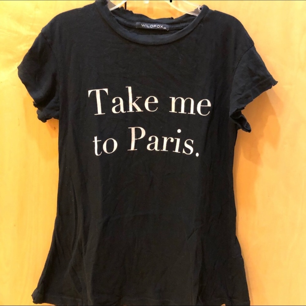 Wildfox distressed t shirt